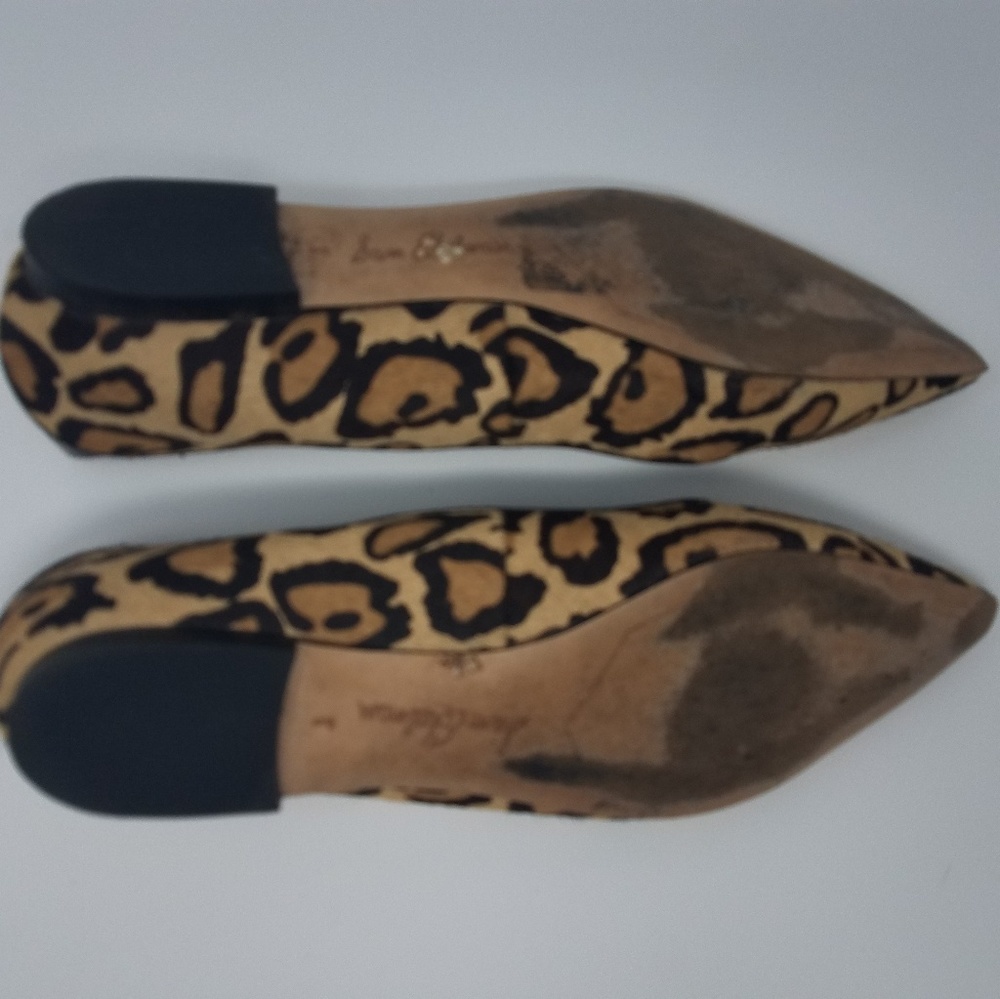 Sam Edelman Animal Print Pointy Flats Size 8 - Picture 7 of 8